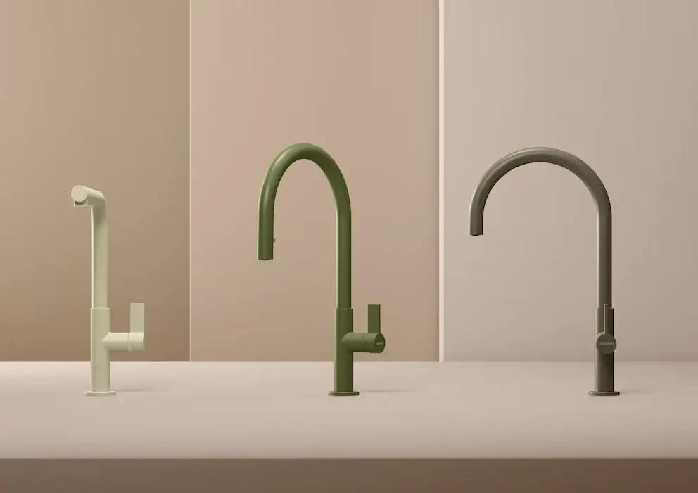 Miscelatori da cucina di Guglielmi Rubinetterie: la nuova collezione Lieve