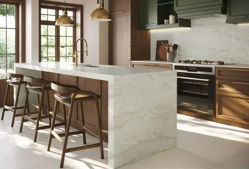 Superficie ultracompatta Dekton Nara di Cosentino: bellezza, innovazione e responsabilità ambientale