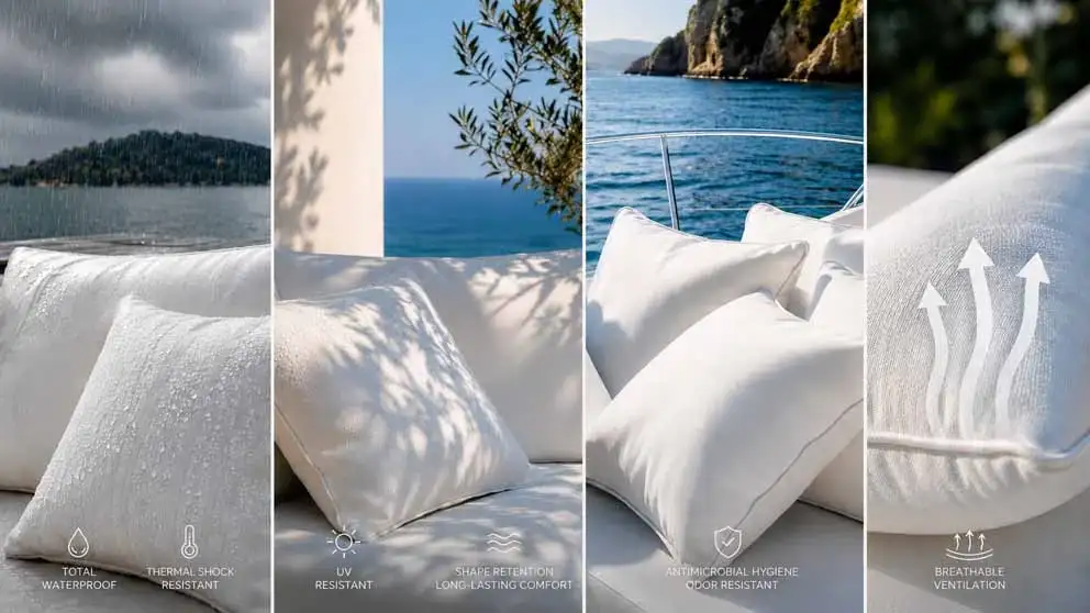 Imbottiture per arredi outdoor Elcam: il comfort è un progetto invisibile