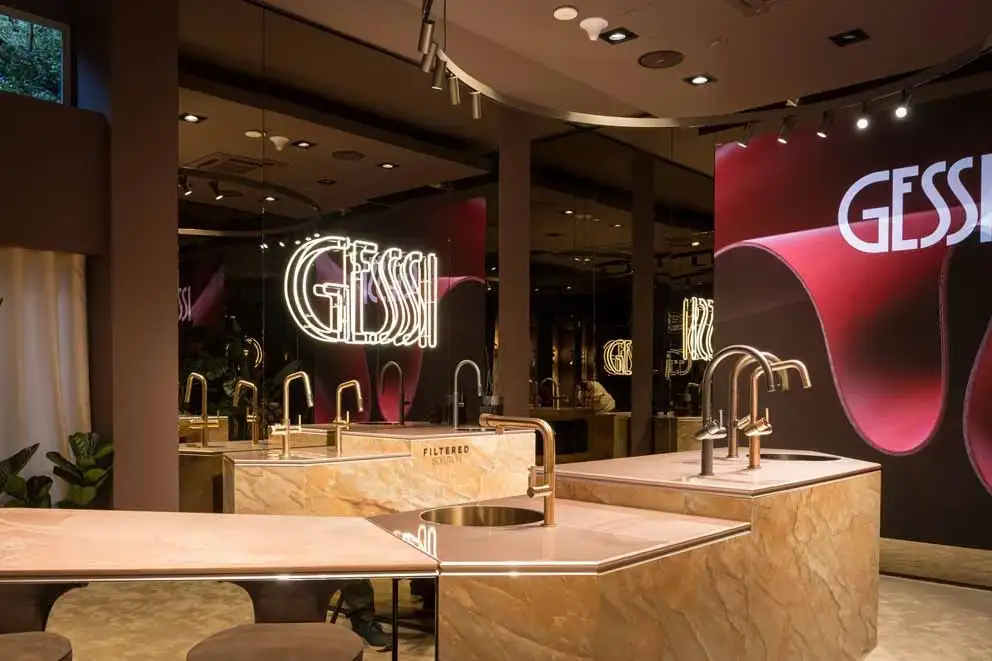 Miscelatori multifunzione Gessi Kitchen: più tipologie di erogazione dell'acqua