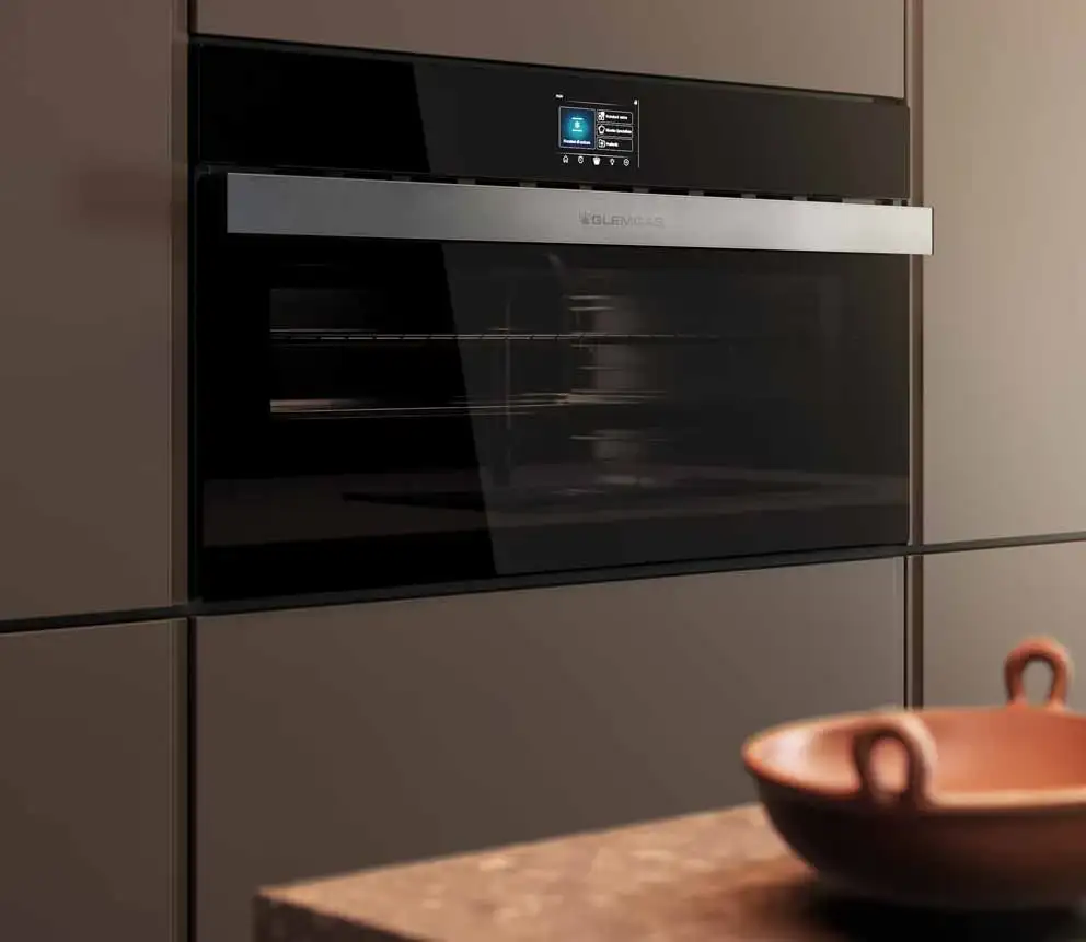 Forni da incasso Aura di Glem Gas: purezza formale e tecnologia invisibile