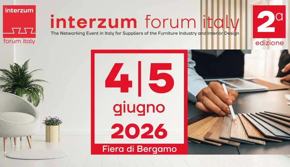 interzum forum italy 2026: la filiera dell’arredo si incontra a Bergamo