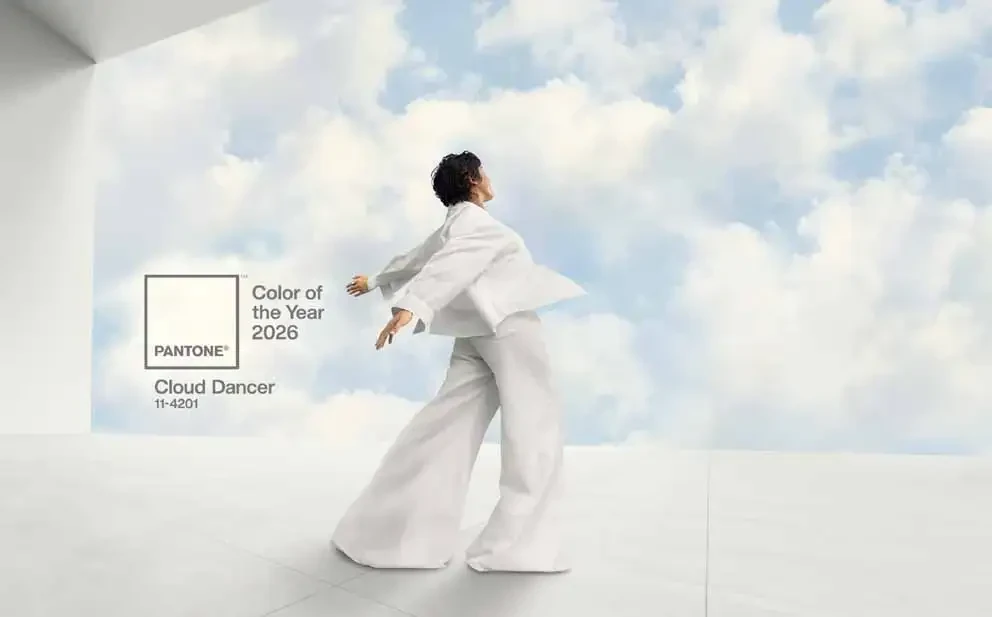 Cloud Dancer est la Couleur Pantone de l'année 2026