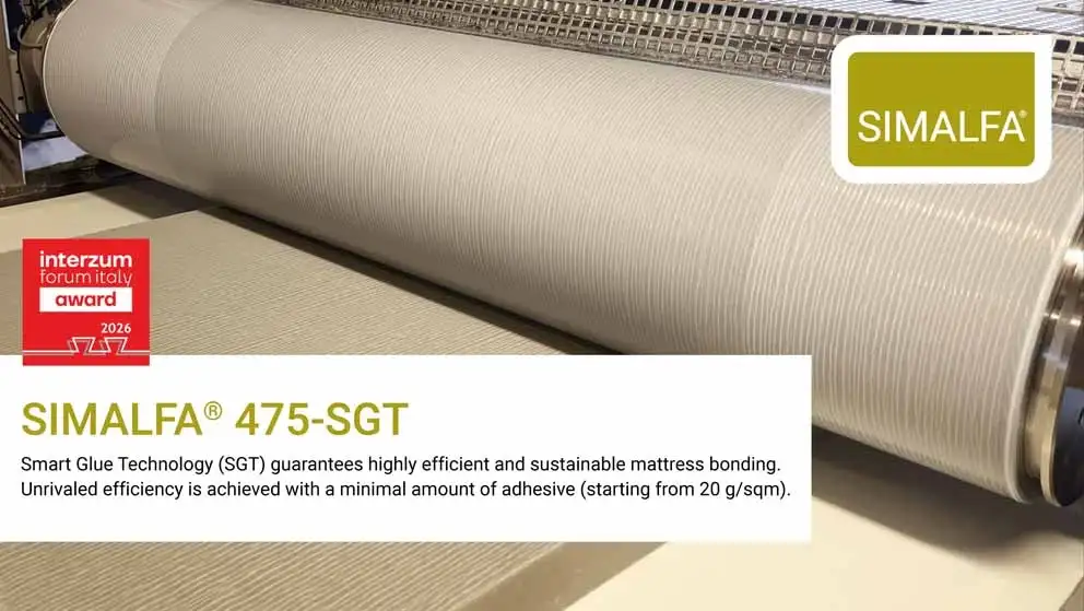 Adesivo a base acqua SIMALFA® 475-SGT: a rapida essiccazione, efficiente, sostenibile
