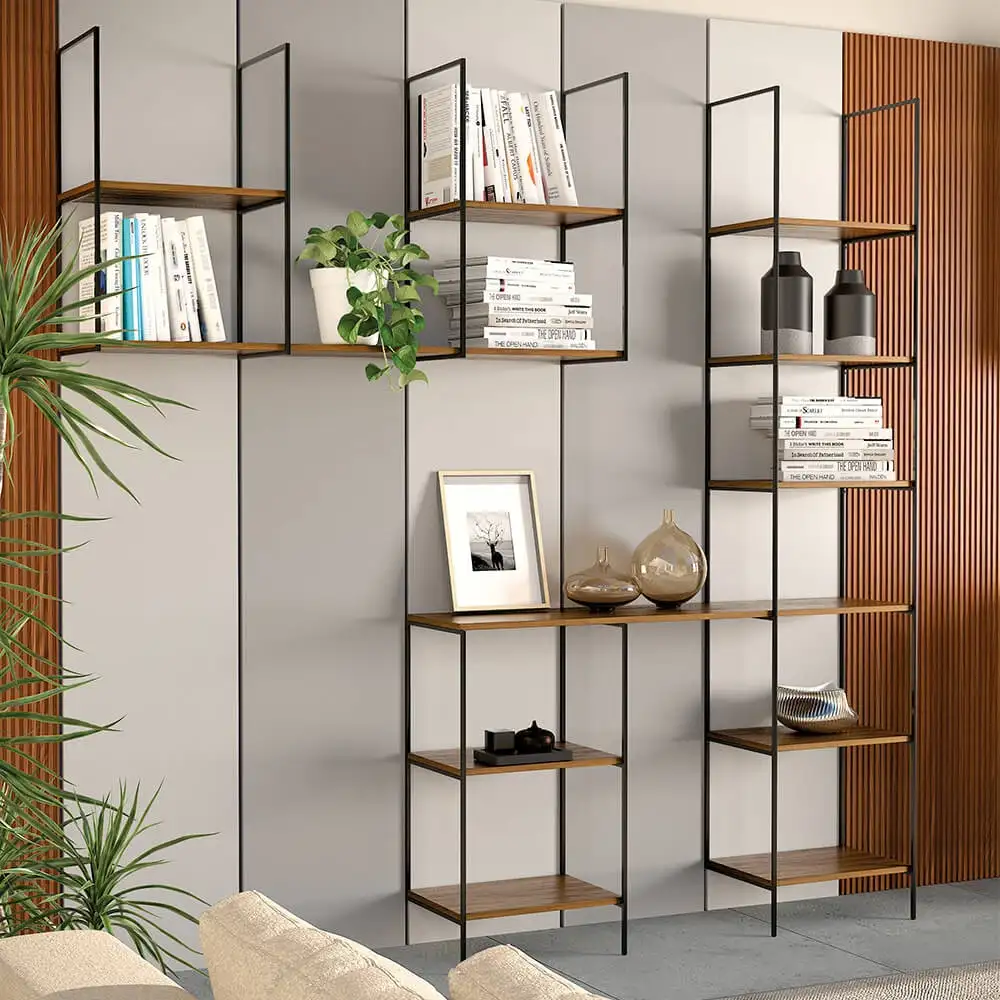 Size S – Vertical 10: compositional element in aluminum for boiserie | Ossicolor